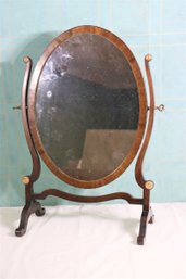 Vintage Oval Swing Shaving  Mirror