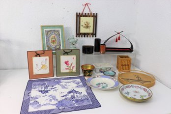 Group Lot Of Asian-Style Decorative Objects