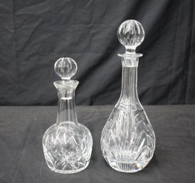 Lismore By Waterford Decanter W Stopper Vintage Crystal &  Crystal Whiskey Decanter