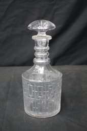 Vintage Imperial Glass Shoji Style Decanter