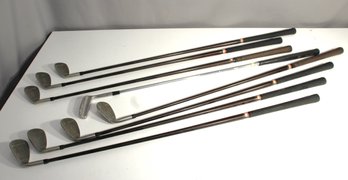 Group Lot Of 8 Assorted Taylormade Golf Clubs