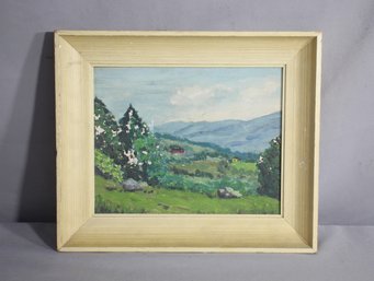 Idyllic Countryside - Vintage Oil Painting