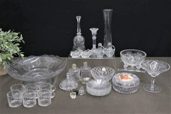 Assorted Lot Of Crystal And Glass