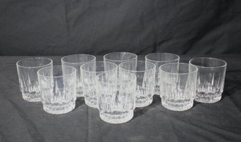 Set Of 10 Old Fashioned Glasses Arcoroc France