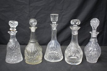Collection Of Vintage Decanters