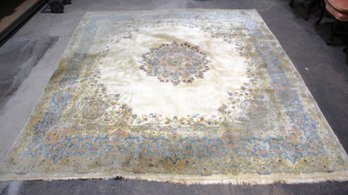 Vintage Persian Tabriz Area Rug  120' X 104'