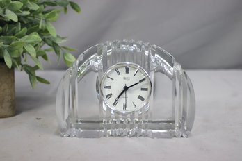 Mikasa Slovenian Crystal Case Clock