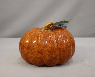 Vintage Decorative Ceramic Fall Pumpkin