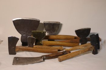 Assorted Lot Of Vintage Axes (9)