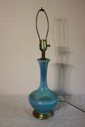 Single Mid-Century  Pottery Lamp