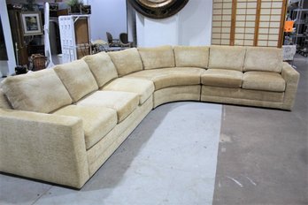 Fabulous Vintage Three Piece Sectional Conversational Sofa
