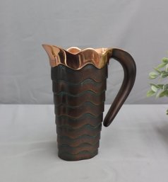 Nambe Copper Canyon Pitcher By Lisa Smith