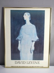 Vintage David Levine Forum Gallery Poster  December 1973