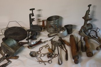 Group Lot Of Assorted Kitchen Utensils