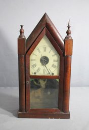 Antique Gothic Steeple Mantel Clock (Non-Working)