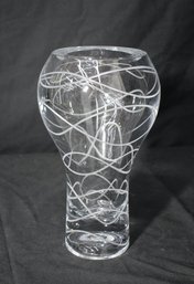 Nambe Crystal Vase Bopp Collection By Karim Rashid