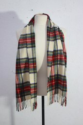 Burberry Lambswool  Plaid Scarf