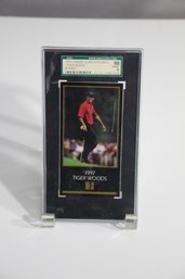 1997 Grand Slam Ventures Tiger Woods Gold Foil Rookie Card