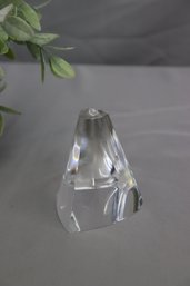 Vintage Steuben Sculptural Crystal Heart Paperweight Designed By Eric Hilton