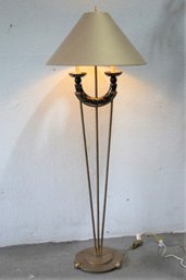 Art Deco Style Reverse Tripod Floor Lamp