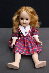 Vintage Red Head Toni Doll With Dress -  USA Ideal Doll Co. P-90