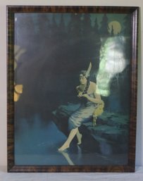 Framed Indian Maiden Print