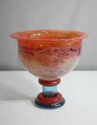 Art Glass  KOSTA BODA Large CANCAN Footed Bowl