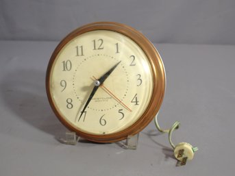 Vintage Westclox Electric Wall Clock, 7' Round