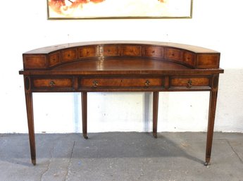 George III Style Inlaid Carlton House Desk