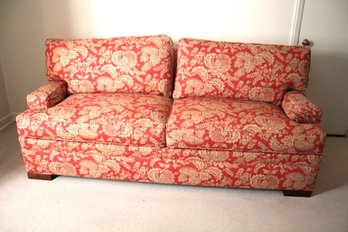 Kravet Furniture Sofa Bed With  Vibrant Floral Design