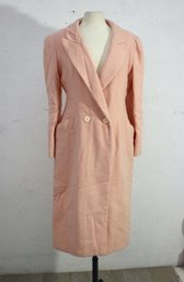 Vintage Krizia Peach  Coat  Size 42