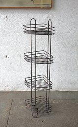 Sturdy Metal Corner Shelf Hanging Standing Wire Mesh Basket