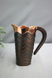 Nambe Copper Canyon Pitcher, 1.4-quart