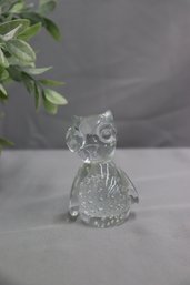 ACC Hand-Fashioned Crystal Owl Figurine