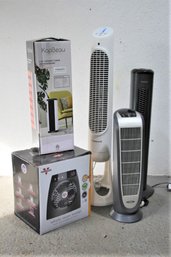 Group Lot Of 5 Portable Electric Heaters - Vornado, Holmes, Honeywell And Others