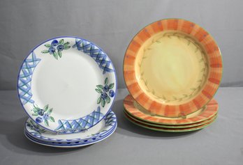 Group Lot Of Pfaltzgraff Napoli Dinner Plates And Decorative Plates