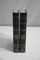 Two Harvard  Classics  Leather Bound  Books