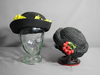 Floral Delights: Vintage Ladies' Hats With Charming Embellishments