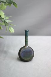 Vintage Studio Pottery Long Neck Banjo Bud Vase