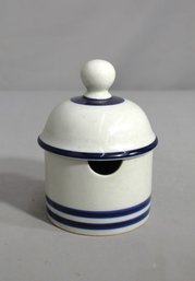 Vintage Dansk Jam Pot By Niels Refsgaard - Made In Japan
