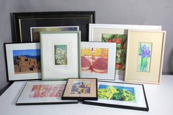 Collection Of Framed Art Prints And Original Artwork  Vibrant And Varied Styles