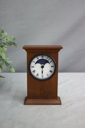 Moon Phase Mantel Clock With Quartz Movement