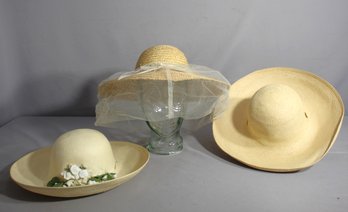 Vintage Straw Hat Collection For Garden Parties And More