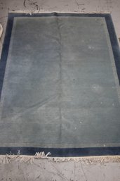 ABC Carpet & Home Blues And Greek Key Area Rug - Size-94' X 68.5'