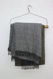 Two Fringe Hem  Shawl Wraps