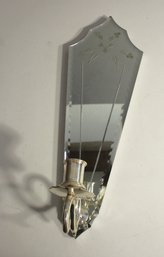 Venetian Mirror Inspired Candle Sconce-18'h