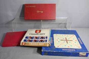 Classic Board Game Bonanza: Chess, Scrabble, And KeyWord