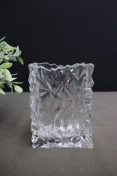 Rosenthal Studio Line German Crystal Bag Vase