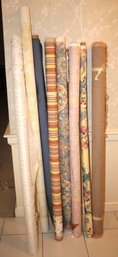 Eight (8) Rolls Of Fabric