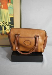 Vintage Gucci Caramel Leather Boston Bag - Circa 1980s